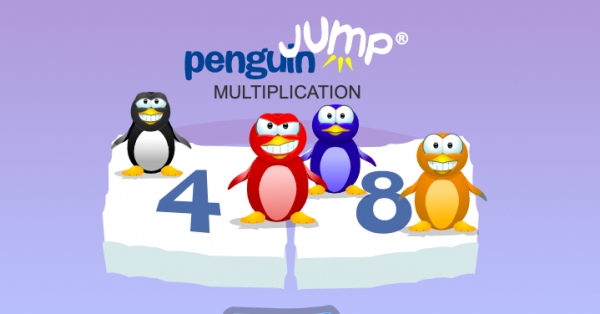 Penguin Jump Multiplication| Math Playground